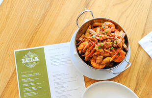 Lula Distillery and Restaurant Seafood Boil Fries