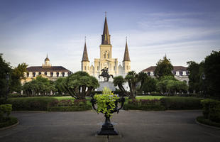 Jackson Square and St. Louis Cathedral in New Orleans