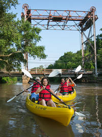 Kayaking on the Bayou Teche by Breaux Bridge Louisiana